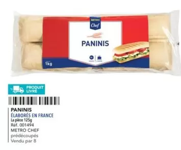 Metro Chef - Paninis offre sur Metro