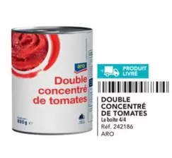 Aro - Double Concentré De Tomates offre sur Metro