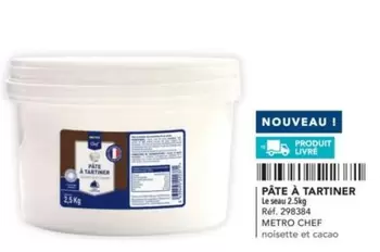 Metro Chef - Pâte À Tartiner offre sur Metro