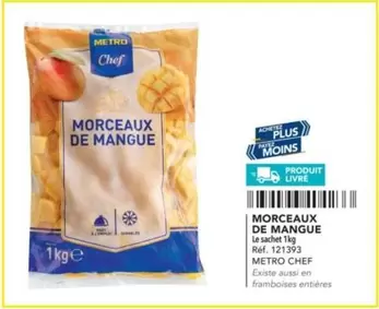 Metro Chef - Morceaux De Mangue offre sur Metro