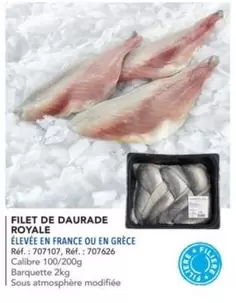 Filet De Daurade Royale offre sur Metro