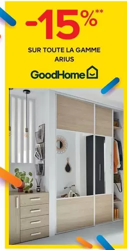 goodhome - sur toute la gamme arius