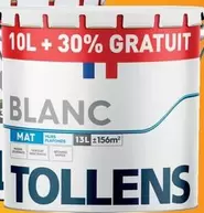 tollens - peinture blanche aspect mat