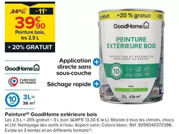 Goodhome - Peinture Extérieure Bois