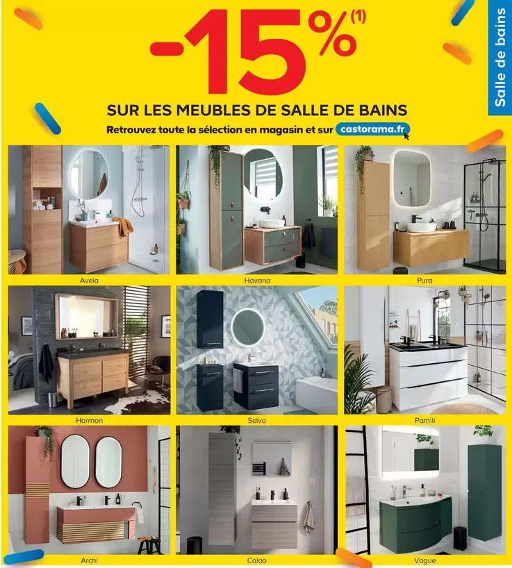 meubles de salle de bain