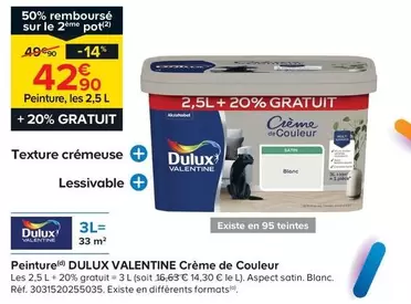 Dulux - Valentine Peinture Crème De Couleur