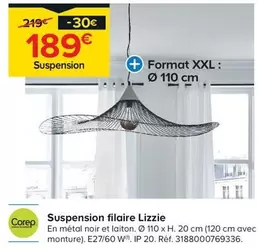 Corep - Suspension Filaire Lizzie