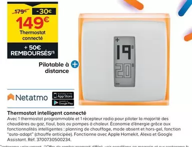 Netatmo - Thermostat Intelligent Connecte 