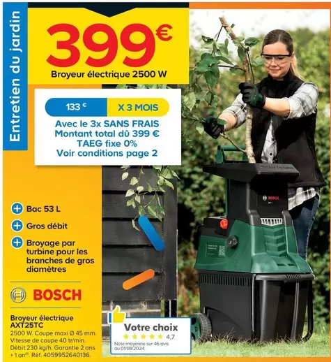 Bosch - Broyeur Electrique AXT25TC