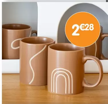 Tasse offre à 2,28€ sur B&M