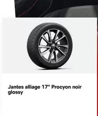 Jantes Alliage 17" Procyon Noir Glossy offre sur Škoda