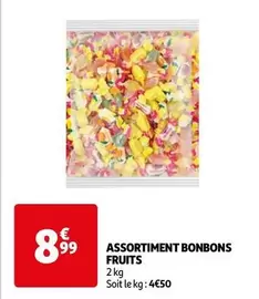 Assortiment Bonbons Fruits