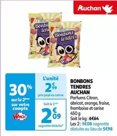 Auchan - Bonbons Tendres