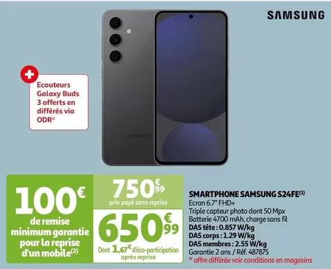 Samsung - Smartphone S24FE