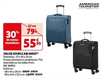 American Tourister - Valise Souple Air Wave