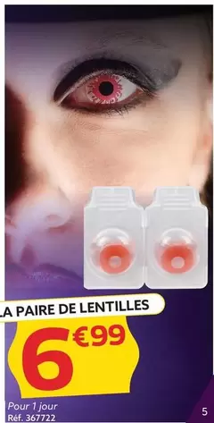 La Paire De Lentilles offre à 6,99€ sur Gifi