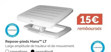 Repose Pieds Hana LT offre à 15€ sur LDLC