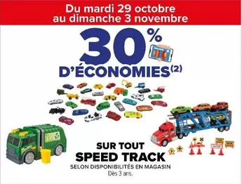 Speed Track - Sur Tout offre sur Carrefour Contact