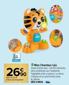 Mon - Léo -  Chanteur offre à 26,9€ sur Carrefour Contact