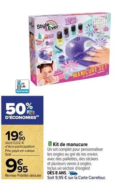 Complet - Kit De Manucure offre à 19,9€ sur Carrefour Contact