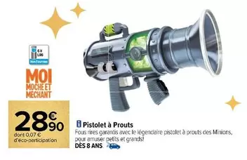 Minions - Pistolet À Prouts offre à 28,9€ sur Carrefour Contact