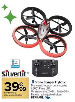 Silverlit - Drone Bumper Flybotic offre à 39,99€ sur Carrefour Contact