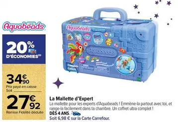 Complet - La Mallette D'expert offre à 34,9€ sur Carrefour Contact