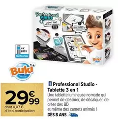 Buki - Professional Studio Tablette 3 En 1 offre à 29,99€ sur Carrefour Contact