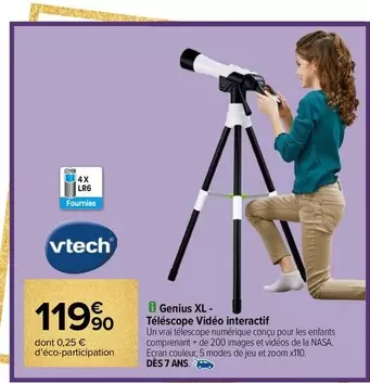 Vtech - Téléscope Vidéo Interactif offre à 119,9€ sur Carrefour Contact