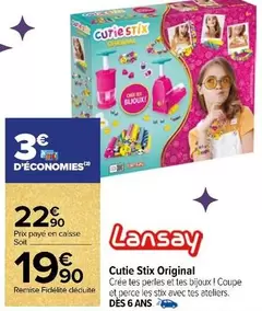 Lansay - Cutie Stix Original offre à 19,9€ sur Carrefour Contact