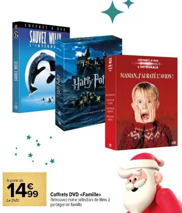 Coffrets Dvd «Famille» offre à 14,99€ sur Carrefour Contact