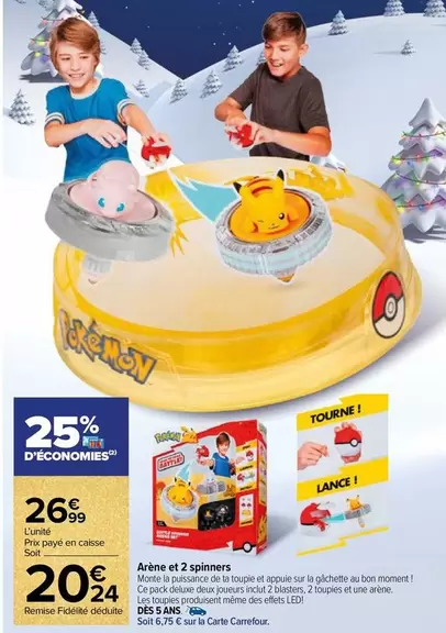 Carrefour - Arêve Et 2 Spinners offre à 20,24€ sur Carrefour City