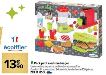 Écoiffier - Pack Petit Électroménager offre à 13,9€ sur Carrefour City