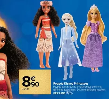 Disney - Poupée Princesses offre à 8,9€ sur Carrefour City