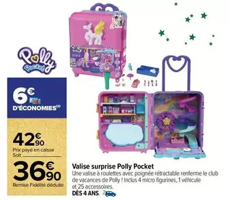 Polly Pocket - Valise Surprise offre à 42,9€ sur Carrefour