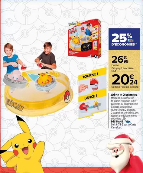 Deluxe - Arête Et 2 Spinners offre à 20,24€ sur Carrefour