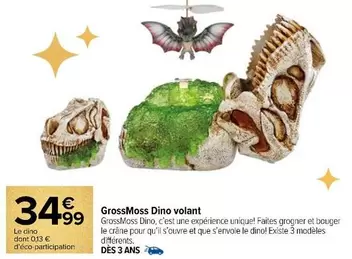 Grossmoss Dino Volant offre à 34,99€ sur Carrefour