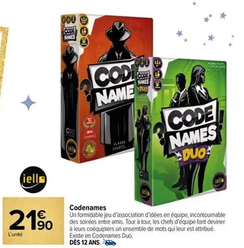 Amis - Codenames offre à 21,9€ sur Carrefour