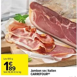 Carrefour - Jambon Sec Italien