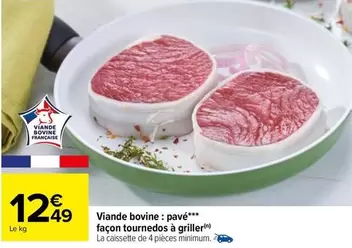 Viande Bovine: Pavé Façon Tournedos À Griller