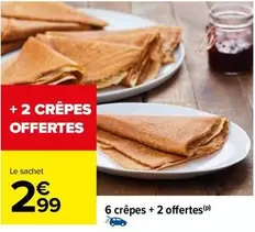 6 Crêpes + 2 Offertes