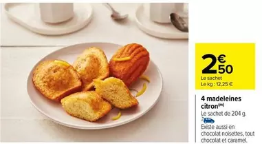 4 Madeleines Citron