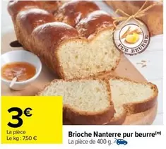 Brioche Nanterre Pur Beurre