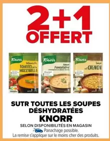 Knorr - Sur Toutes Les Soupes Déshydratées