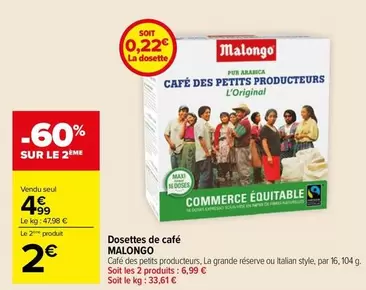 Malongo - Dosettes De Café