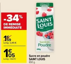 Saint Louis - Sucre En Poudre