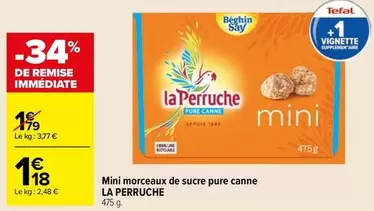 Tefal - La Perruche : Mini Morceaux De Sucre Pure Canne - Promo et Caractéristiques