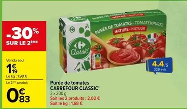 Carrefour - Purée De Tomates