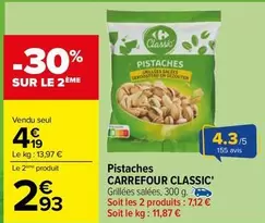 Carrefour - Pistaches Classic