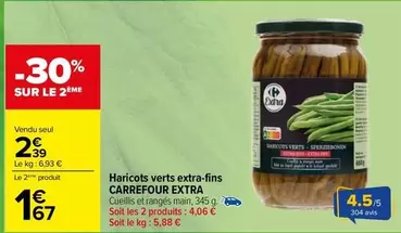 Carrefour - Extra Haricots Verts Extra-fins